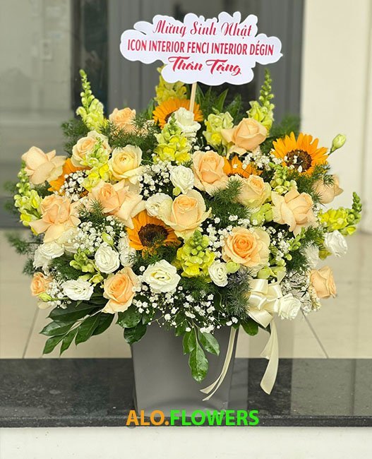 hoa tặng bạn